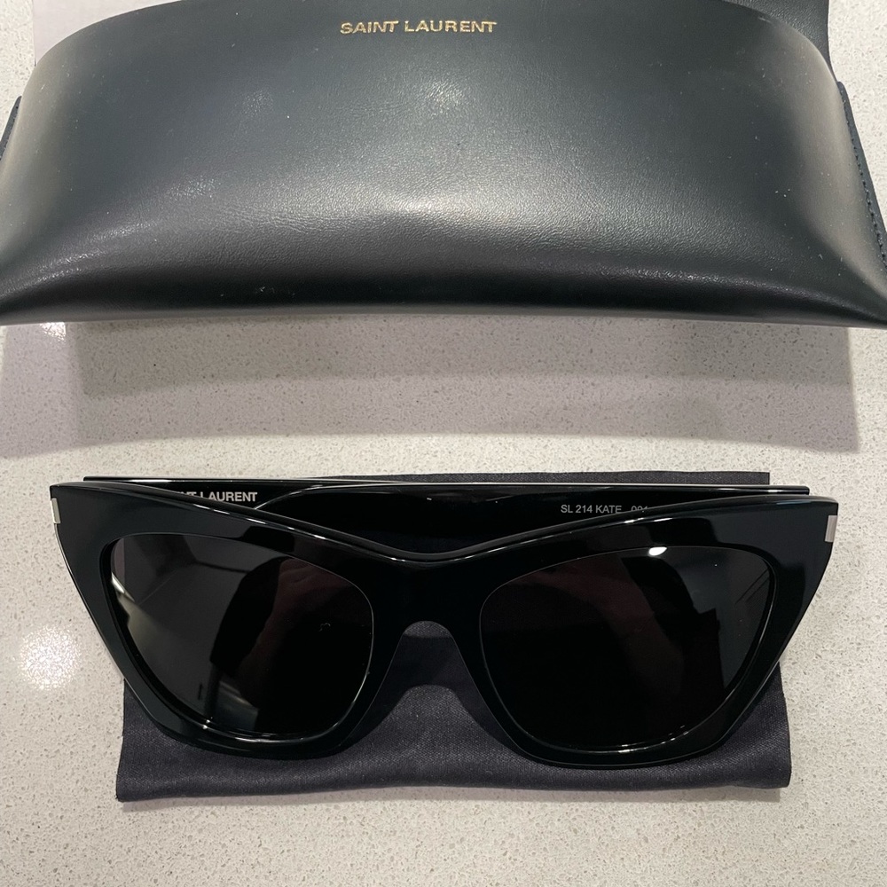 Saint Laurent YSL Kate Cat Eye Sunglasses NEW